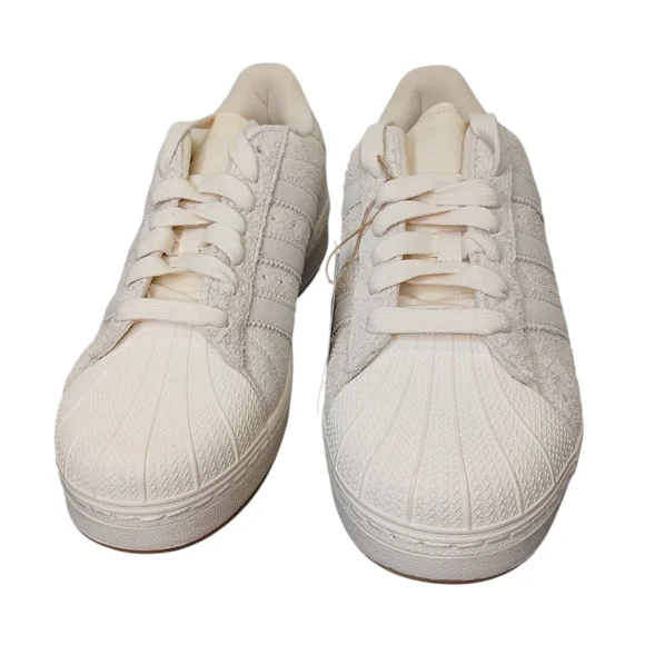 Adidas Superstar XLG Womens White Sneakers with Gum Sole - Picture 2 of 7